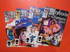 MEPHISTO VS... #s 1, 2, 3 & 4 - 1987 SET COMPLETO - SPEDIZIONE GRATUITA - X-MEN, F. F. - Foto 1 di 5