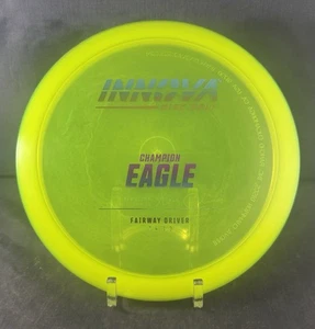 DISC GOLF INNOVA CHAMPION EAGLE FAIRWAY DRIVER KEN CLIMO 12X 173-5g Yellow - Picture 1 of 7