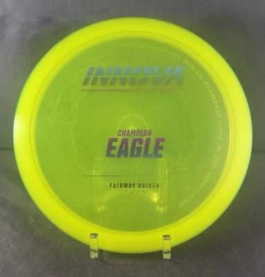 DISC GOLF INNOVA CHAMPION EAGLE FAIRWAY DRIVER KEN CLIMO 12X 173-5g Yellow - Image 1 of 4