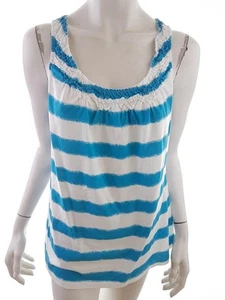 Esprit Size XL Blouse Sleeveless Stripes - Picture 1 of 5