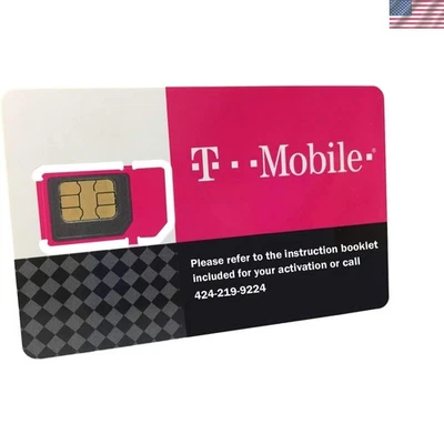T-Mobile Prepaid SIM Card: Unlimited Talk/Text & Hotspot in USA - 30 Days - Image 1 of 2