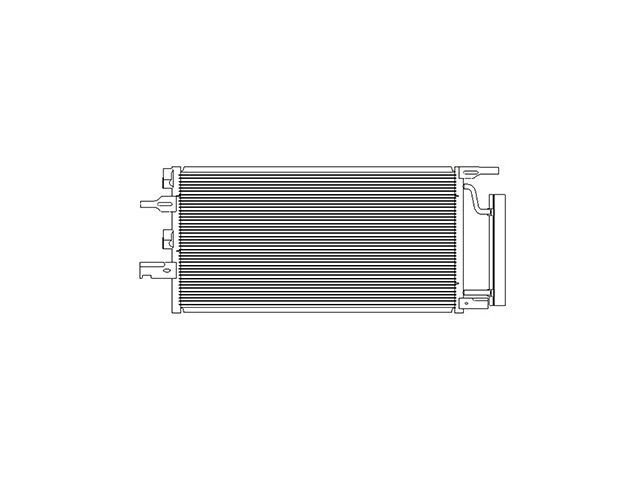 A/C Condenser For 2017-2019 Mini Cooper Countryman 2018 ZM966GR - Image 1 of 1