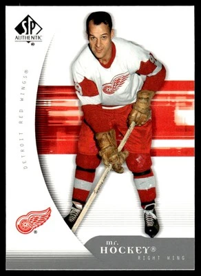 2005-06 SP Authentic Gordie Howe Mr. Hockey Detroit Red Wings #38 - Image 1 of 2