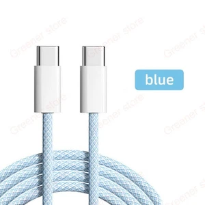 USB-C to USB-C 3A Charge Cable 0.3-2M for Samsung A5 A71 S10 S9 Fast Charge Sync - Picture 1 of 20