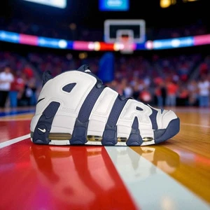 Nike Air More Uptempo '96 Olympic 2024🥇Talla 13 Para hombres Pippen Azul Marino FQ8182-100 - Imagen 1 de 11