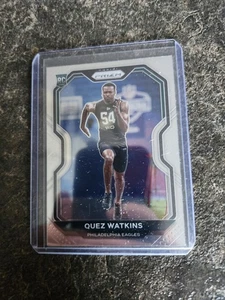 2020 Panini Prizm Rookie Quez Watkins Card# 344 - Picture 1 of 2