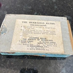 1932 Culpeper House Herbs Society Of Herbalists Herb Pine Gold Bath London - Bild 1 von 8