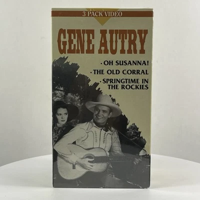 Gene Autry - Oh Susanna/Old Corral/Springtime in the Rockies (VHS/EP, 1999) New - Image 1 of 4