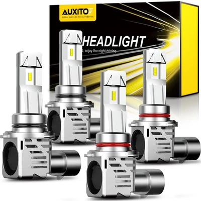 AUXITO 9006 9005 Combo Headlight LED Kit Bulbs White Bright High Low Beam EOA - Image 1 of 4