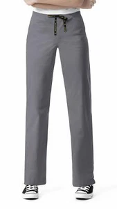 I Love WonderWink Women's Drawstring Scrub Pants Gray 2XL - Picture 1 of 1