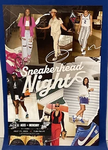 Las Vegas Aces vs Pheonix Mercury WNBA 7/11/23 Aces' SNEAKERHEAD NIGHT Poster - Picture 1 of 6