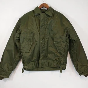 Giacca militare vintage, insultata, clima freddo estremo A-1 verde bomber medio - Foto 1 di 22