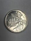 1974 San Marino (Italy) Uncirculated Ten Lire Foreign Coin #2183