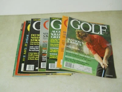 1980 GOLF Golfer Magazines Lot of 10 Nicklaus Watson Zoeller Crenshaw Miller - Image 1 of 4