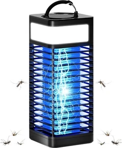 Camping light with Rechargeable Bug Zapper Waterproof Electronic Mosquito Killer - Picture 1 of 14