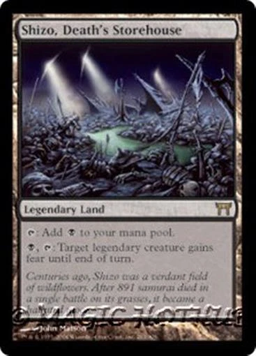 MTG - SHIZO, DEATH'S STOREHOUSE - Champions of Kamigawa (R) - Image 1 of 1