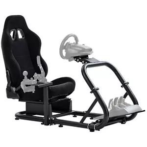 Zootopo Gaming Simulator Cockpit With Seat Fits For Logitech G920 G29 G923 T150 - Picture 1 of 21