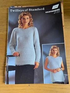 New TWILLEYS Lady's TUNICS Crochet Pattern GOLDFINGERING 7207 - Picture 1 of 1