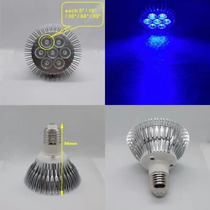 21W Royal Blue 450nm~455nm LED Lamp Spot Light Bulb PAR30 Plant Aquarium E26 E27 - Picture 1 of 6