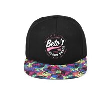 Zumba Beto's Beach Shack Snapback Hat ~ Bold Black & Multicolor ~ New! Free Ship