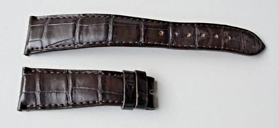 NEW Auth Patek Philippe Geneve Dark Brown Leather watch strap 21/16mm 64+124mm - Image 1 of 2