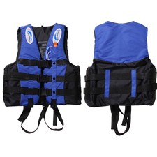 ADULT SWIMMING LIFE JACKET KAYAK SKI BUOYANCY AID SAILING WATERSPORT VEST WHISTL