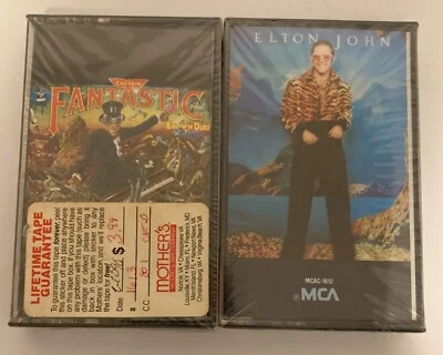 Elton John "Caribou" + MR. FANTASTIC  Cassette Tapes---BOTH ARE SEALED BRAND NEW - Image 1 of 2