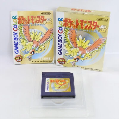 POKEMON GOLD Japan Kin Pocket Monsters Gameboy Color Nintendo 0429 gb - Image 1 of 4