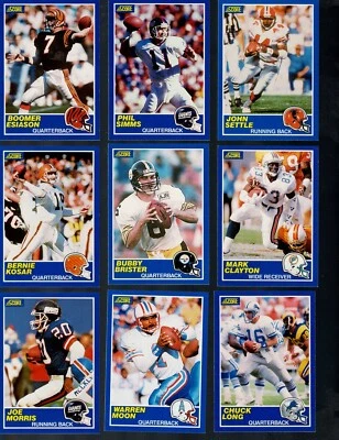 1989 SCORE Football - complete your set 1-250 BUY 3 GET 1 FREE! - Image 1 of 4