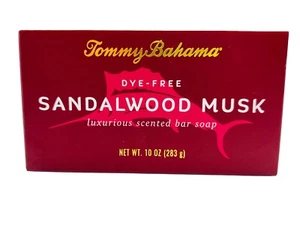 Tommy Bahama Sandalwood Musk Scented Bath Soap Bar for Men 9 oz Made in USA Gift - Picture 1 of 12