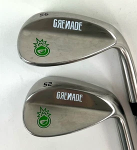 Bombtech Granate 2 Wedge Set 52 & 56 Grad Spalt & Sandkeil Flex Stahlschaft RH - Bild 1 von 7
