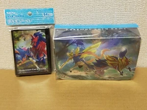 Pokemon Card Game Zacian & Zamazenta Deck Case Sleeve Set Pokemon Center - Picture 1 of 12