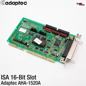 Adaptec Aha-1520A 1520 Scsi 50-Pin Pol Isa 16-Bit Slot Controller Adapter - Picture 1 of 4