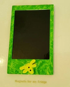 Magnetic Instant Photo Frame Magnet w Dragonfly Feature 5.5cm x 8.7cm - M267 - Picture 1 of 3