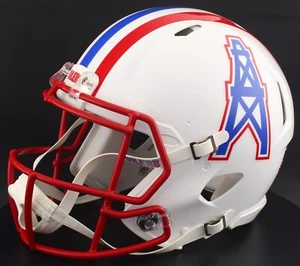 HOUSTON OILERS NFL Riddell Full Size REPLICA Throwback Football Helmet - Picture 1 of 5