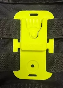 High Viz Yellow Klick Fast Quad MOLLE Dock - Quick Attach MOLLE / PAL's Tactical - Picture 1 of 3