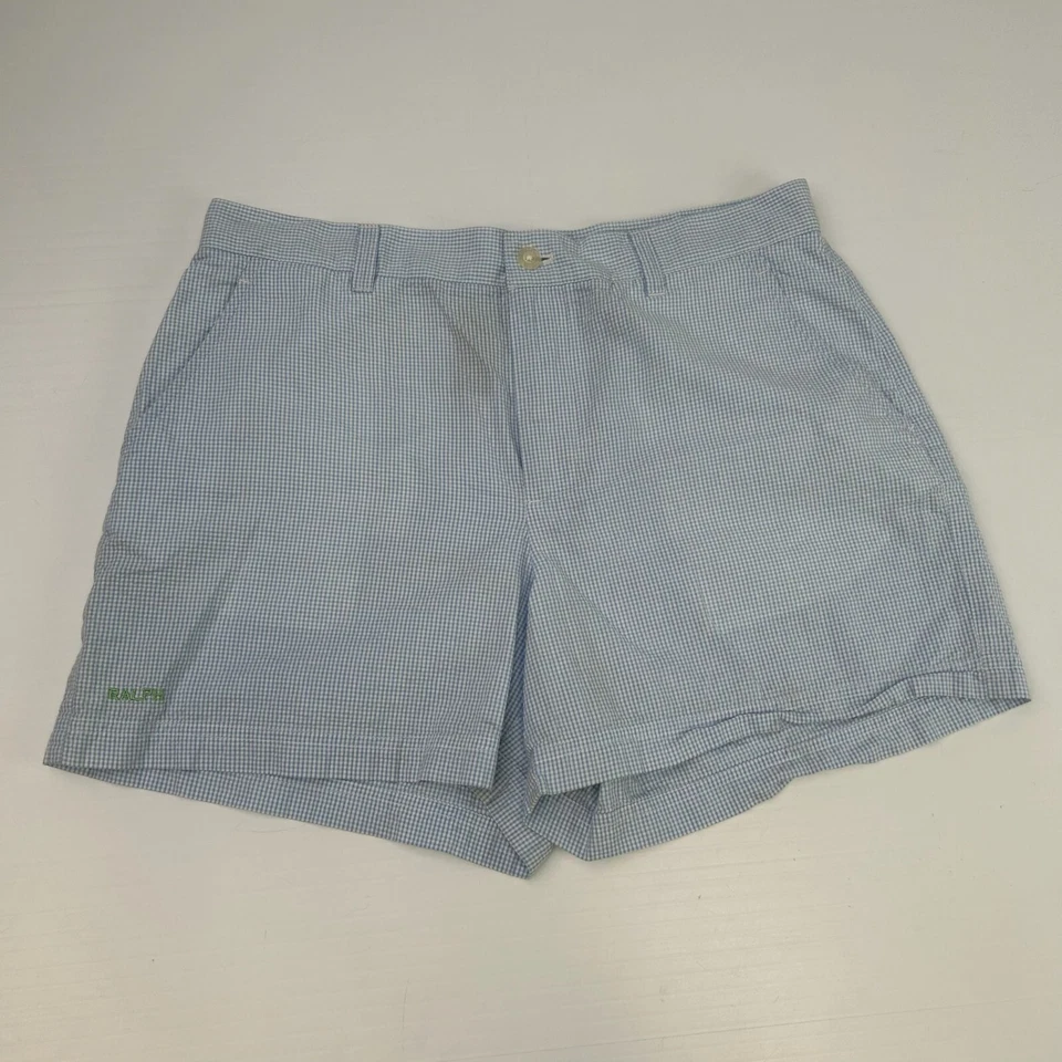 Ralph Lauren Corto Mujer 12 Bolsillo Seersucker 31x4 Deletrear Trabajo Fiesta Núcleo No Foto 1 de 4