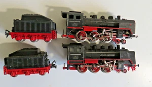 2 locomotoras de remolque BR 24 001 DB Fleischmann 1350 sin embalaje original pista H0 - Imagen 1 de 6