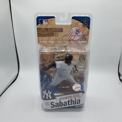 McFarlane MLB Series 26 CC SABATHIA New York Yankees World Series Grey - Image 1 of 2