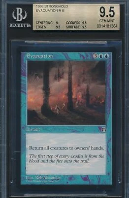 Stronghold Evacuation BGS 9.5 Graded Magic MTG (1364) -magicgraders- - Image 1 of 3