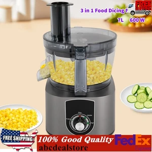 3 in 1 Fruit Dicing Machine 7L Electric Food Processors 600 W Vegetable Dicer - Bild 1 von 22