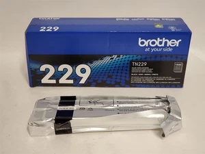 Cartucho de tóner impresora rendimiento estándar negro original Brother TN229 OEM NUEVO - Imagen 1 de 3