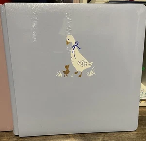 Creative Memories True 12x12 Cover Welcome Baby Icy Blue Album Foiled - Picture 1 of 2