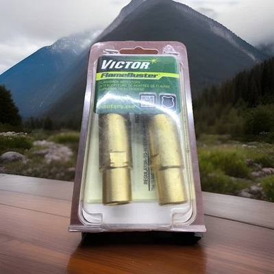 Victor Flame Buster FBR-1 Flashback Arrestor Set Regulator Mount 0656-0004  2pk - Image 1 of 2