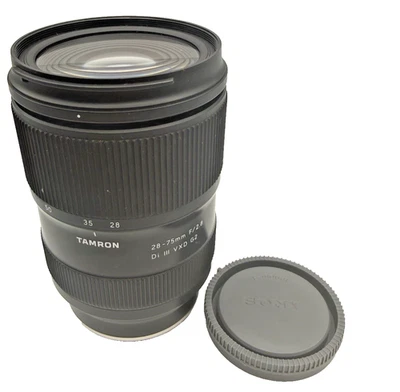Tamron 28-75 mm f/2.8 Di III VXD G2 obiettivo zoom Sony attacco E - nero A063 tappo posteriore - Immagine 1 di 4