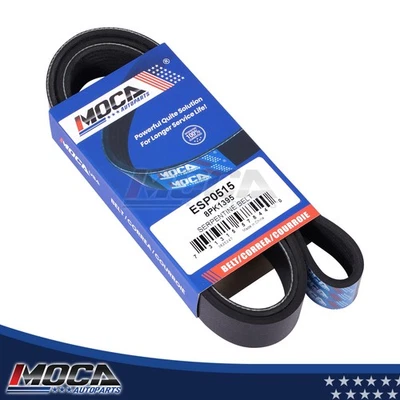 8PK1395 Serpentine Belt for BMW 335i 435i 535i GT 640i 740i X3 X4 X5 X6 M3 M4 - Image 1 of 4