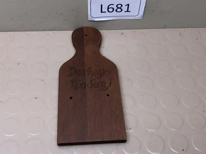 Vintage Memo board shopping list pad country wall mount wood - Perhaps Today - Picture 1 of 7