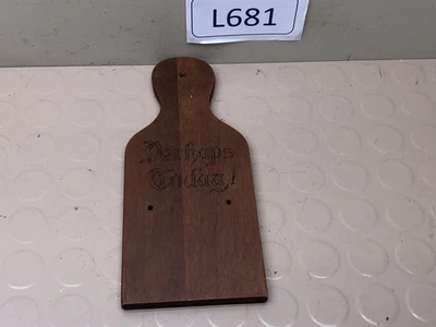 Vintage Memo board shopping list pad country wall mount wood - Perhaps Today - Image 1 of 4