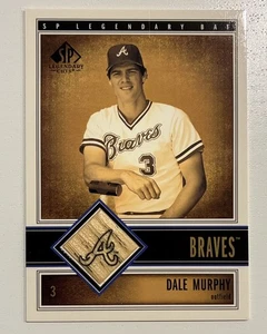 2002 Upper Deck SP Legendary Cuts Game-Bat #B-DMU Dale Murphy - Picture 1 of 2