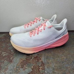 Zapatos para correr carretera Altra Experience Flow para mujer talla 10 blanco coral en forma de pie - Imagen 1 de 16